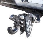 Shocker Impact Max Adjustable Pintle Hook Mount - Military Style Hitch