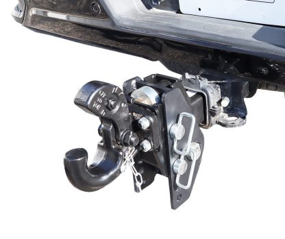 Shocker Impact Max Adjustable Pintle Hook Mount - Military Style Hitch