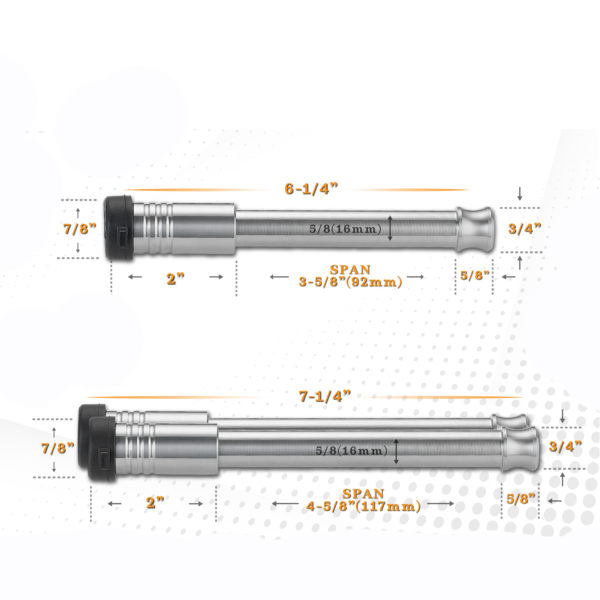 Shocker Locking Hitch Pin Dimensions