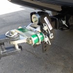 Shocker Impact Cushion Hitch with Cushioned Drawbar Hooked Up