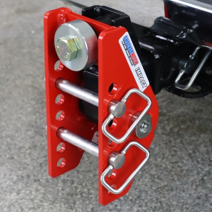 Shocker 12K Impact Cushion Bumper Hitch Base Frame with Pins (No Mount) - Drop Position