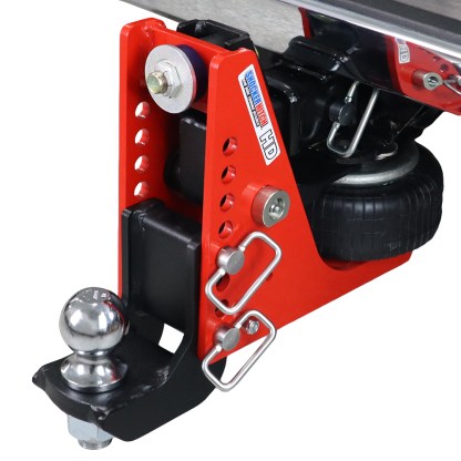 Shocker 20K HD Air Bumper Hitch with Drop Ball Mount