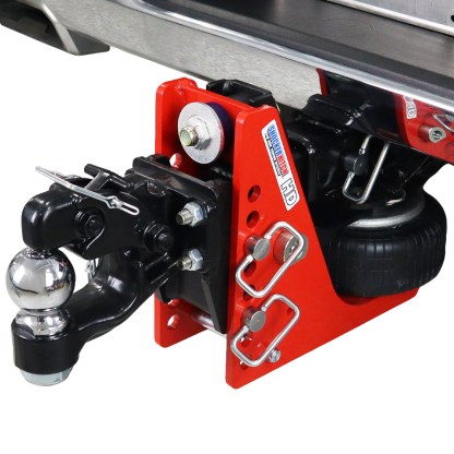 Shocker 20K HD Air Bumper Hitch with Pintle Hook & Ball Combo Mount