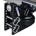 Shocker 20K HD Max Black Air Bumper Hitch Base Frame with Pins (No Mount)