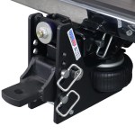 Shocker 20K HD Max Black Air Bumper Hitch with Drawbar Mount