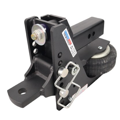 Shocker HD Max Black Air Hitch with Drawbar Ball Mount