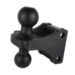 Shocker Black Combo Multi Ball Mount - 2" & 2-5/16" Balls