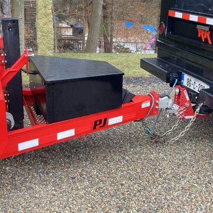 Shocker HD Air Hitch Combo Ball Installed on Service Body