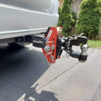 Shocker Impact Pintle & Ball Cushion Hitch Installed