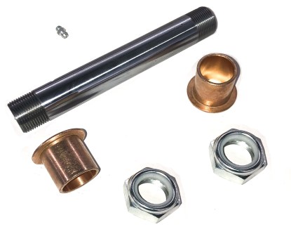 Gooseneck Surge Deluxe Pivot Bolt Kit - Include 2 Brass Bushings, 1.25" Pivot Bolt, Grease Zerk & 2 Lock Nuts