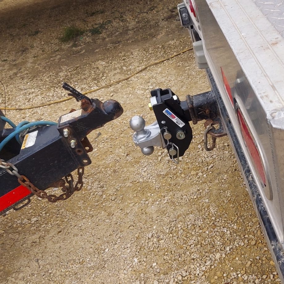 Shocker Impact Max Cushion Hitch Combo Ball Installed