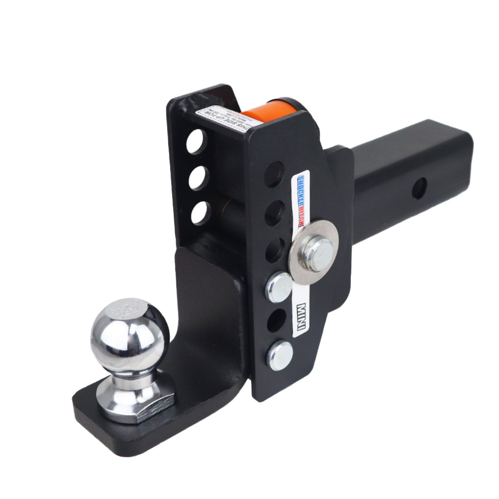 Mini Shocker Cushion Hitch with 1-7/8" Ball Mount Drop Position - 3,500 lbs GTW