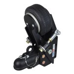 Shocker HD Tongue Mount Air Hitch with 20K Wallace Coupler - Vertical Channel Mount