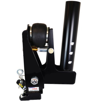 Shocker Gooseneck Air Hitch & 9" Offset Coupler (Round Stem)