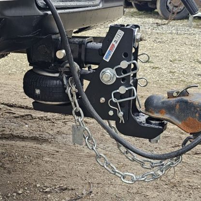 Shocker HD Max Black Drop Air Hitch Installed