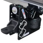 Shocker 12K Max Black Air Bumper Hitch with Drawbar Mount