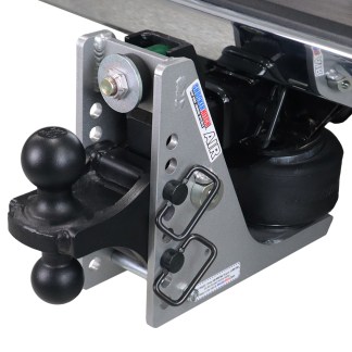 Shocker Streamline 10K Aluminum Air Bumper Hitch with Black Combo Ball Mount