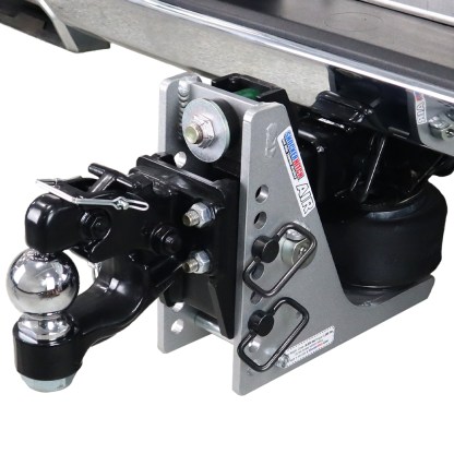 Shocker Streamline 10K Aluminum Air Bumper Hitch with Pintle Hook & Ball Combo Mount