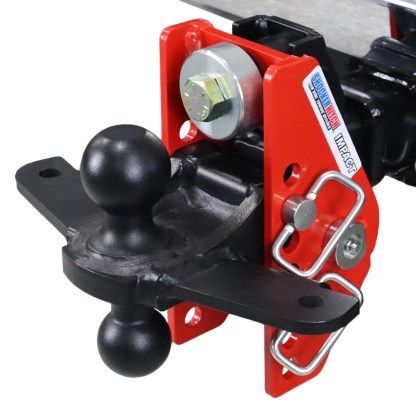 Shocker 12K Impact Cushion Bumper Hitch with Black Combo Ball Mount with Sway Tabs - 2024