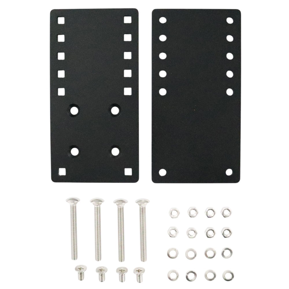 Shocker Clamp on Trailer Frame Mount Bracket Kit for Sway Control Friction Arm Bar- Contents