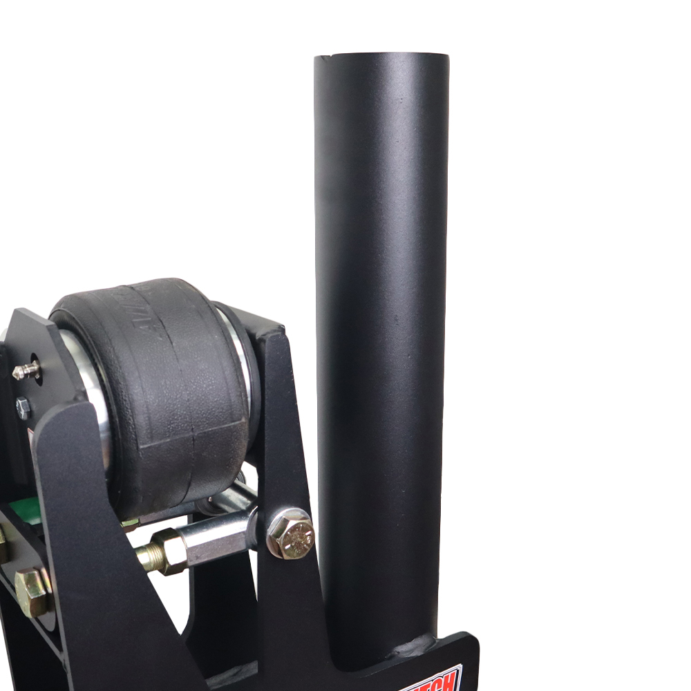 Blank Round Stem - No Pin Holes - Gooseneck Air 9" Offset Extension Hitch