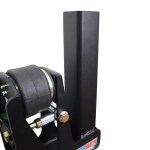 Close up of Square Stem with No Pin Holes on Gooseneck Air Hitch & 9" Extension Coupler