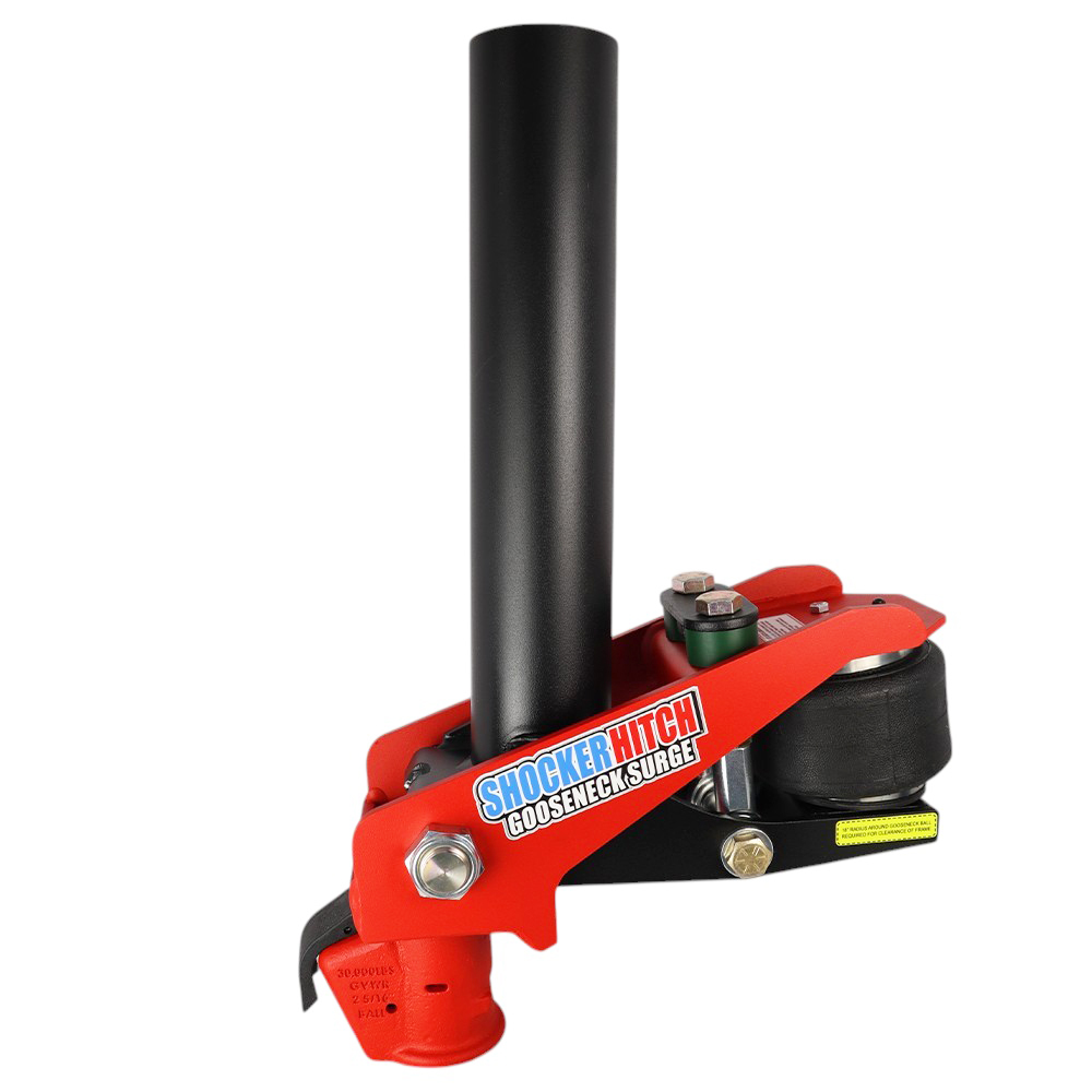 Shocker Gooseneck Surge Air Hitch Blank Stem Demco EZ-Latch Coupler for 2-5/16" Ball