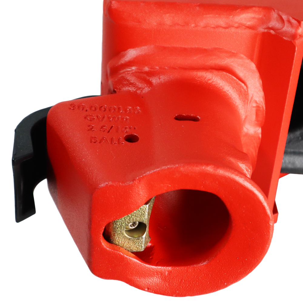 Shocker Gooseneck Surge Air Hitch Blank Stem Demco EZ Latch Coupler for 2-5/16" Ball Coupler - Locked