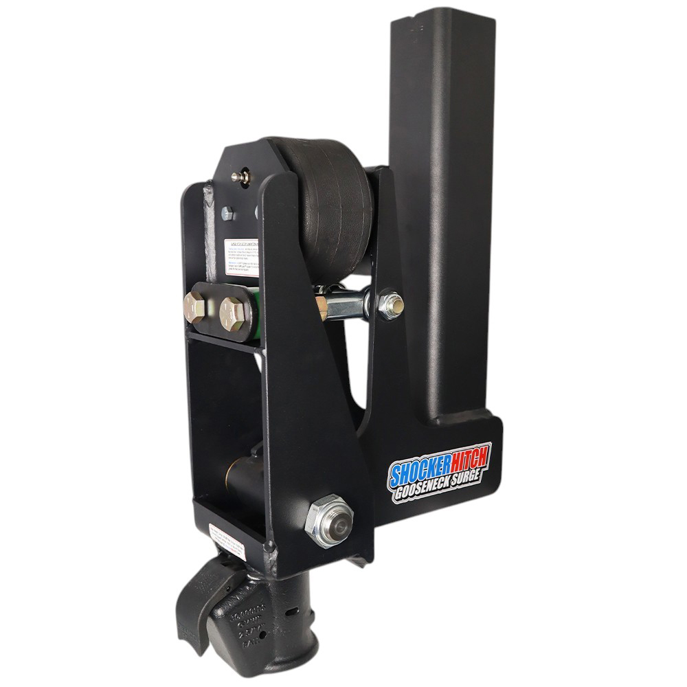 Shocker Gooseneck Air Hitch & 9" Extender Demco Coupler for 2-5/16" Ball - 3-1/2" Square Stem
