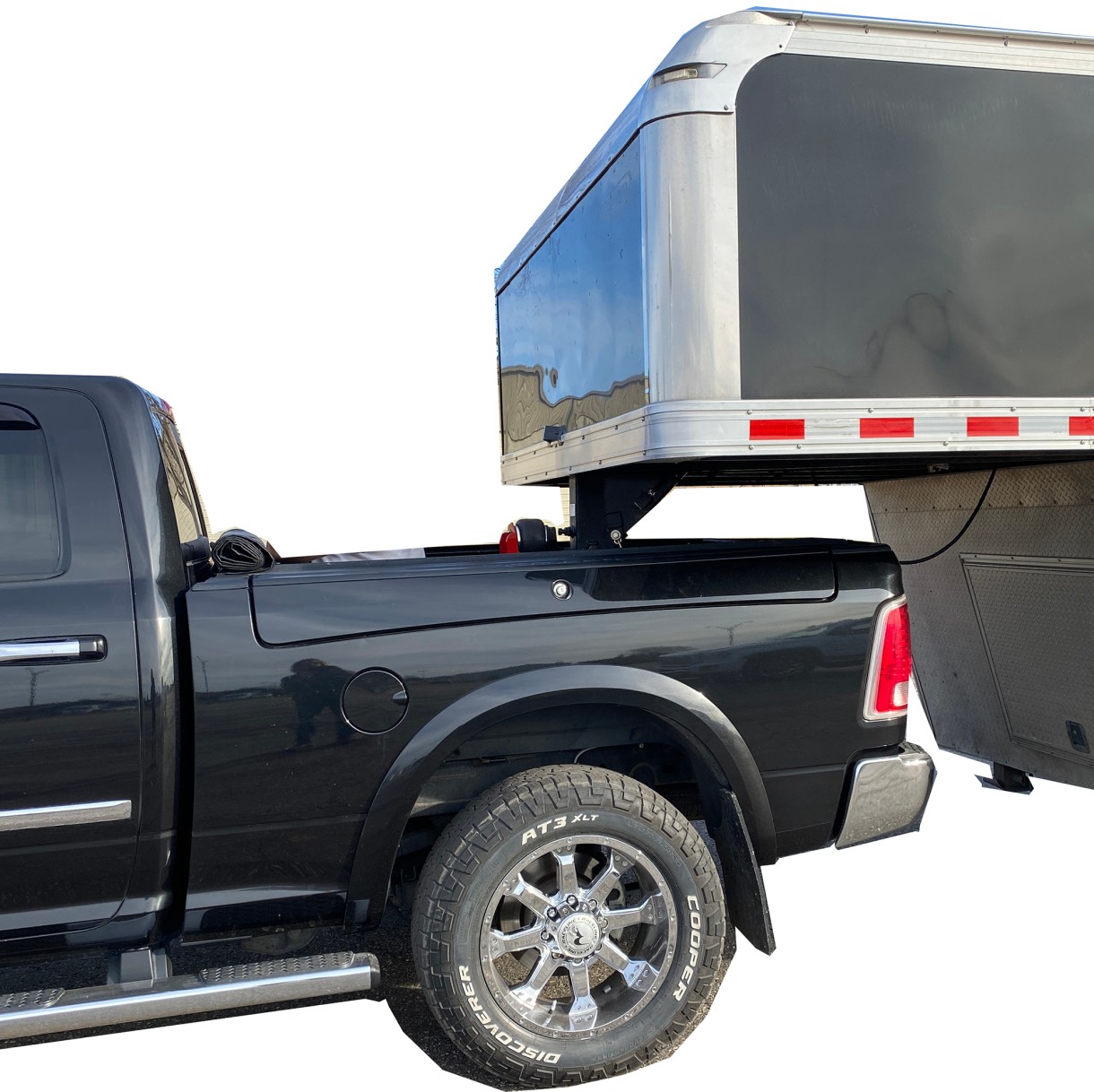 9" Extension Offset Gooseneck Air Hitch & Coupler for Short Bed Pickups