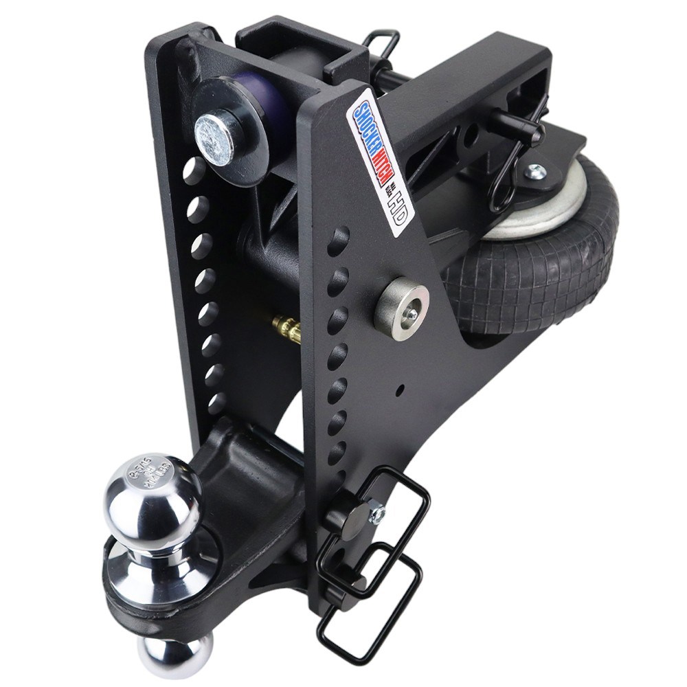 20K Super Drop Max Black Air Hitch & Chrome Combo Ball - 2" Receiver