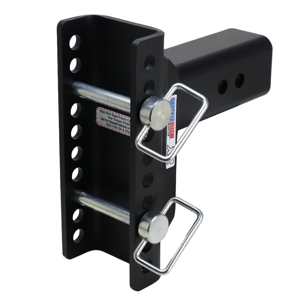 Shocker XR Channel Drop Hitch Fits 3" Receiver 10 Hole Frame