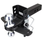 Shocker XR Hitch & Chrome Combo Balls with Sway Tabs - 8-Hole - For 2" Receiver