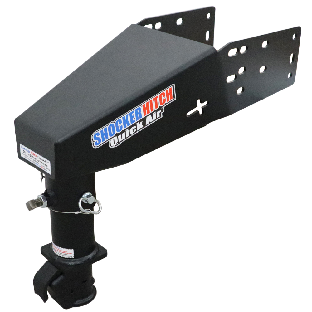 Shocker 5th Wheel to Gooseneck Conversion Kit with Demco EZ Latch Coupler (no chain kit)