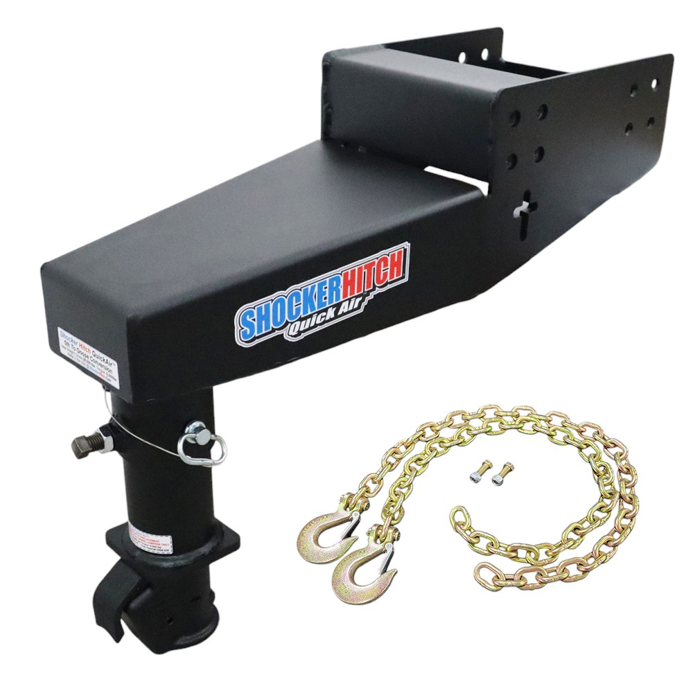 Shocker 5th Wheel to Gooseneck Conversion Kit with Demco EZ Latch Coupler (with chain kit) - Turning Point