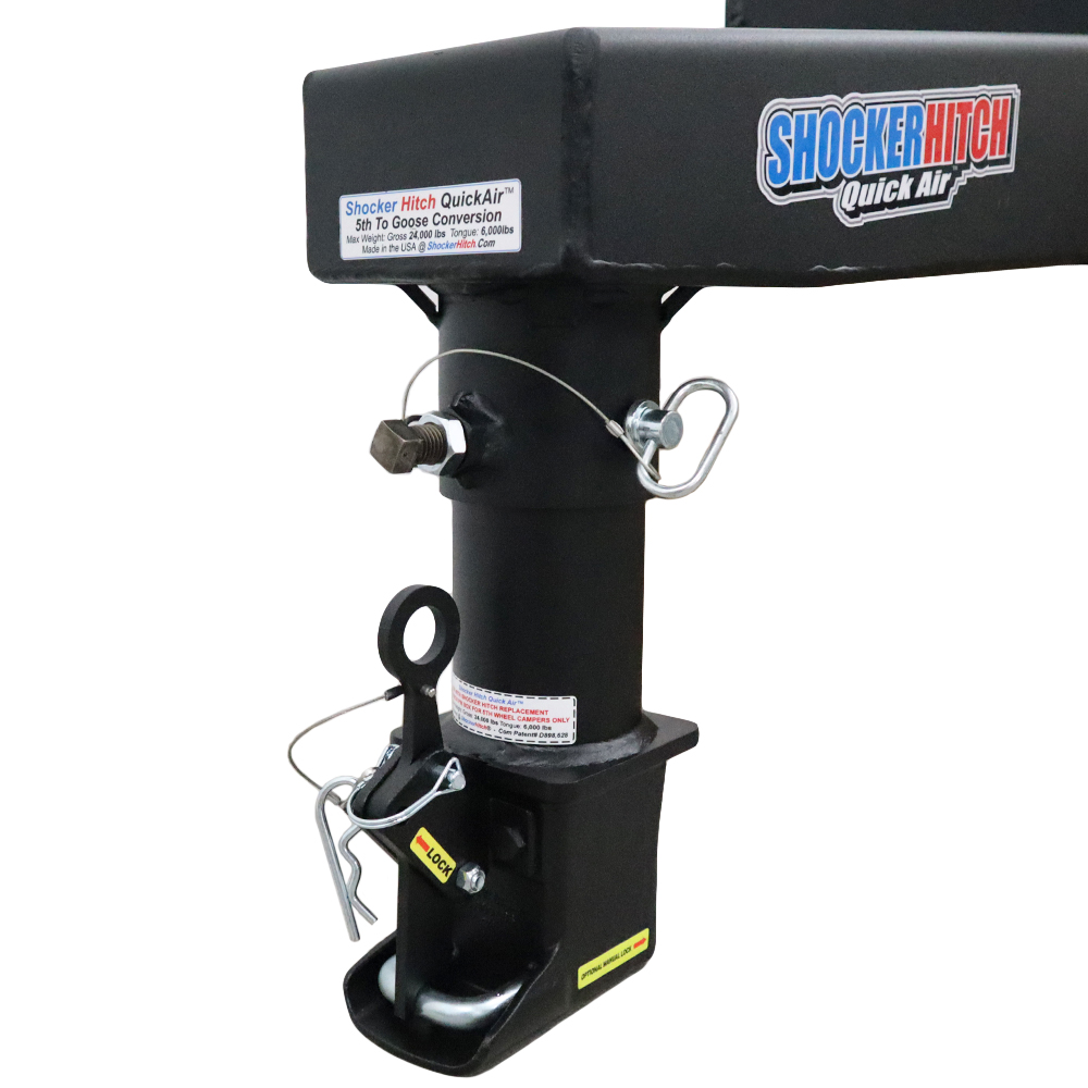 5th Wheel to Gooseneck Kit with Shift Lock Coupler - Connection