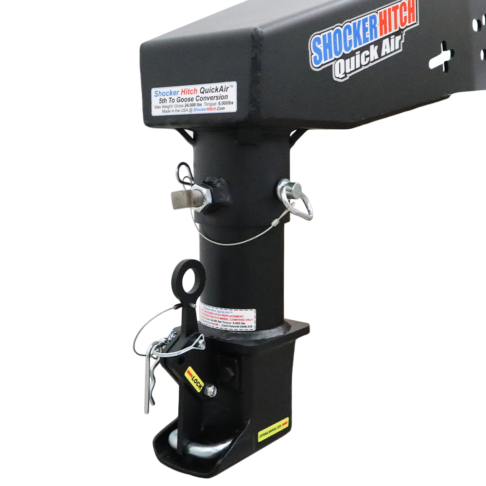 5th Wheel to Gooseneck Kit with Shift Lock Coupler - Connection