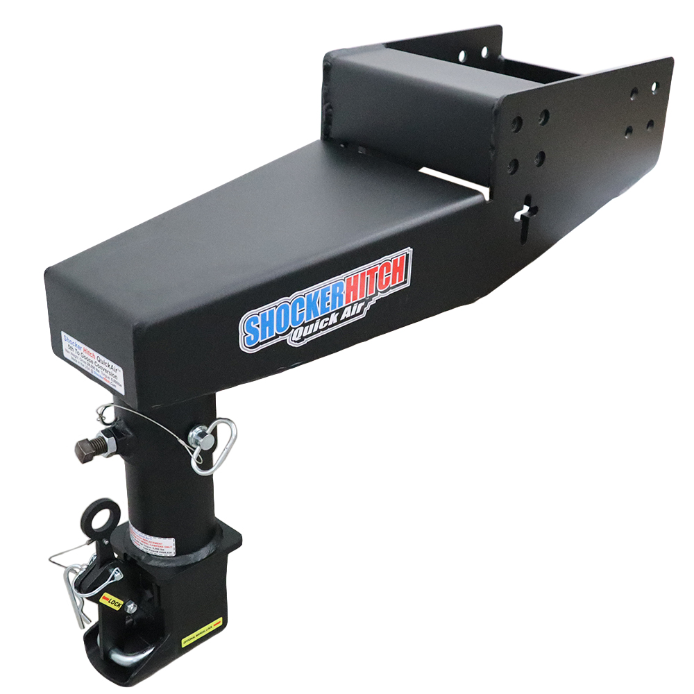 Shocker 5th Wheel to Gooseneck Conversion Kit with Shift Lock Coupler (no chain kit) - Turning Point Pin Box