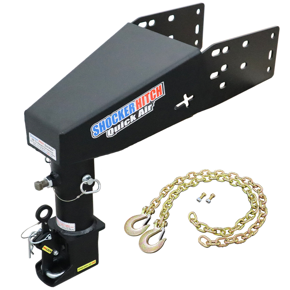 Shocker 5th Wheel to Gooseneck Conversion Kit with Shift Lock Coupler (with chain kit)