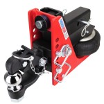 20K HD Air Hitch & 8-Ton Channel Pintle w/ 2-5/16" Ball - 2-1/2" Receiver