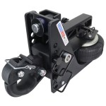 20K HD Max Black Air Hitch & Channel 10-Ton Pintle - 2" Receiver