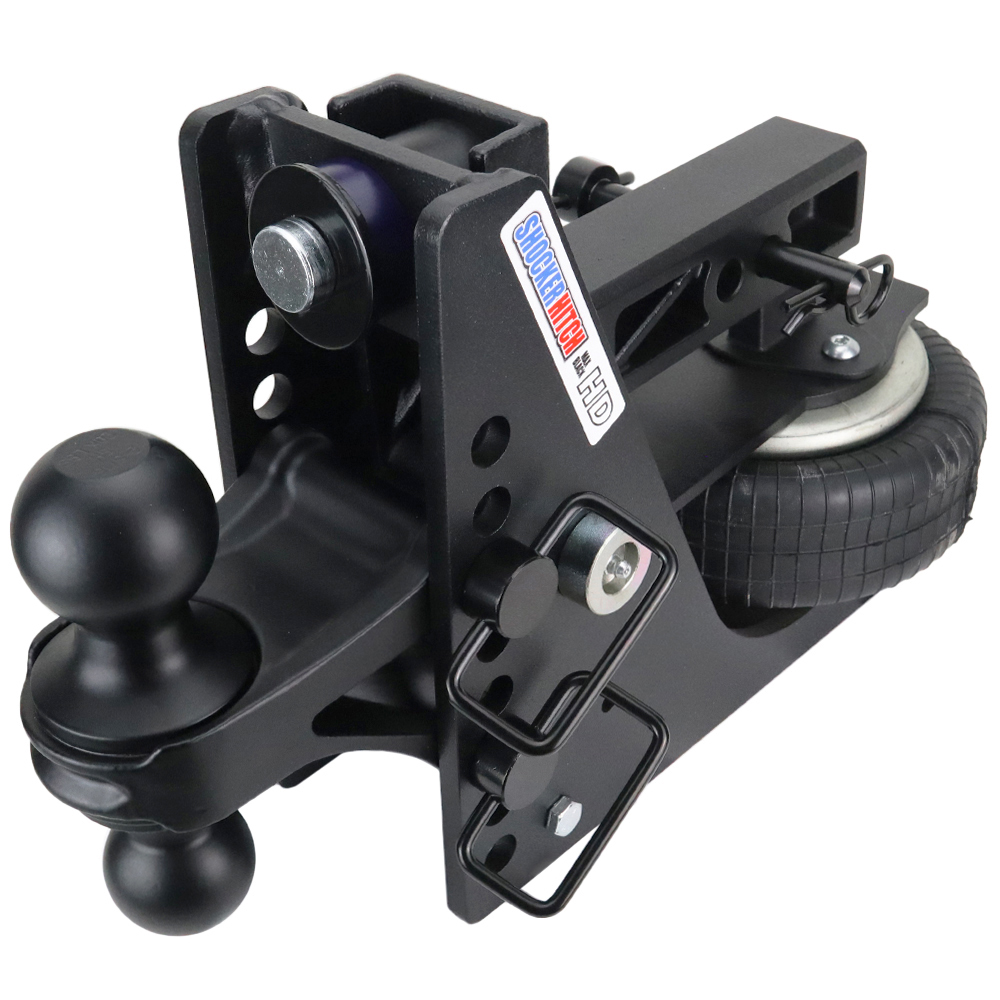 HD Max Black Air Hitch & Black Combo Ball - Fits 2" Receiver