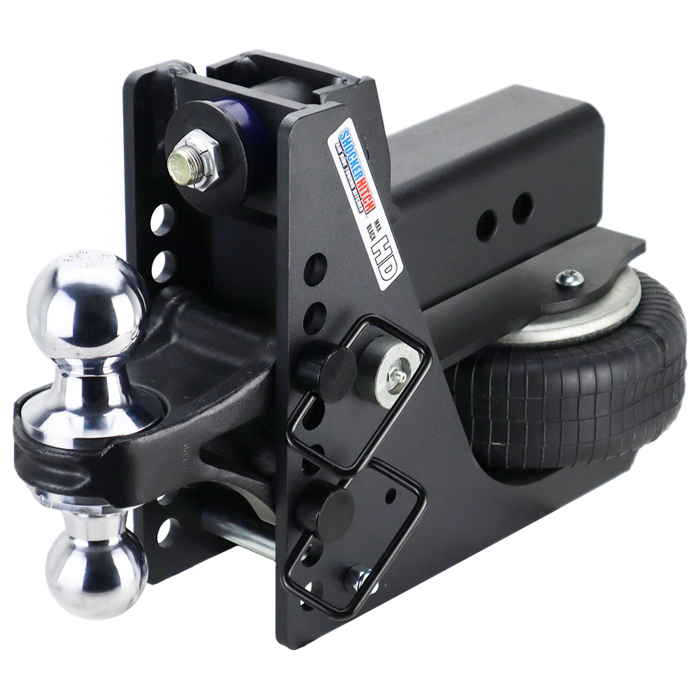 HD Max Black Air Hitch & Chrome Combo Ball - Fits 3" Receiver