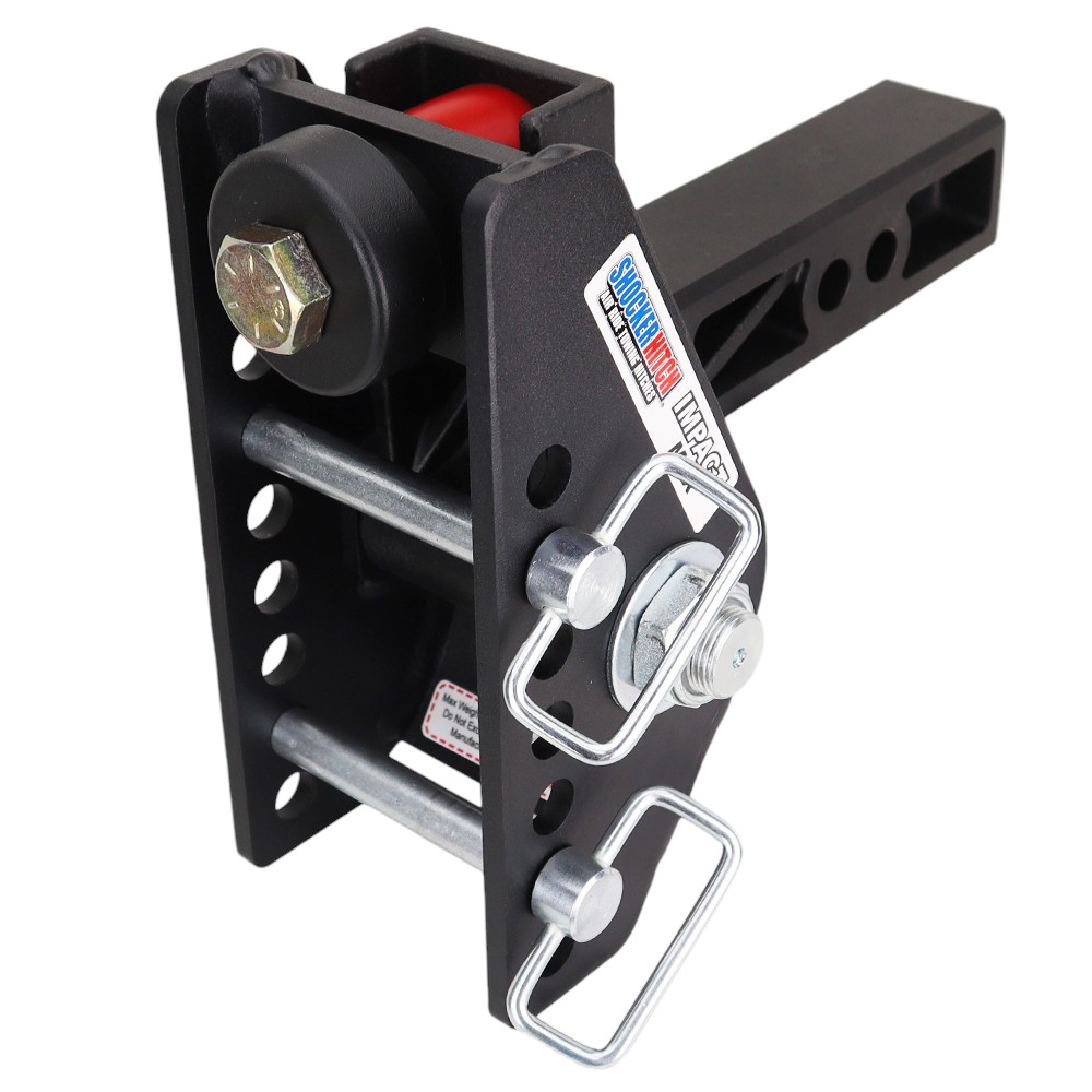 20K Impact Max Dual Cushion Bumper Hitch Base Frame w/ Pins - For 2" Receiver