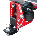 Shocker Sport Air Receiver Hitch & Drop Ball Mount w/ 2-5/16" Ball Installed