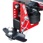 Shocker Sport Air Receiver Hitch & Drop Ball Mount w/ 2" Ball w/ Sway tabs Installed