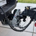 Shocker Streamline Aluminum Air Hitch - Black Combo Installed