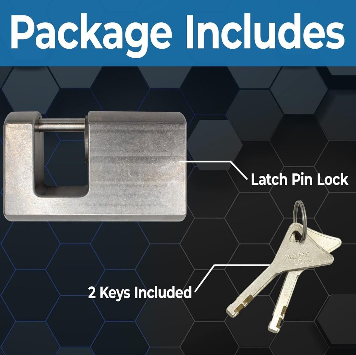 Gooseneck Coupler Shift Lock Handle Lock Package