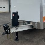 Shocker HD Air Tongue Mount with Pintle Ring Installed on Vertical Channel