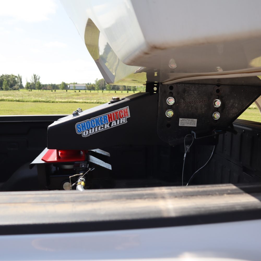 Quick Air 5th Wheel Camper Pin Box Side View